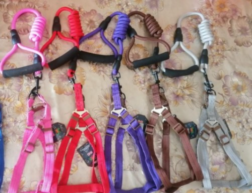 Arnés Nailon mediano + soga con nudos