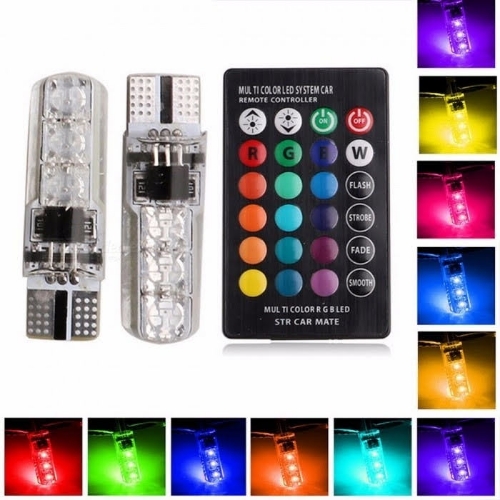 T10 multicolor con control muelita