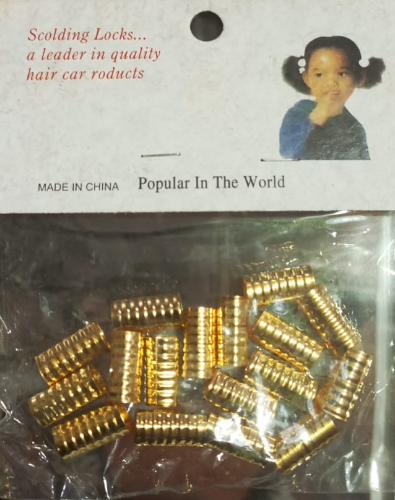 CHAQUIRAS DE METAL DORADAS ACESORIO PARA CABELLO