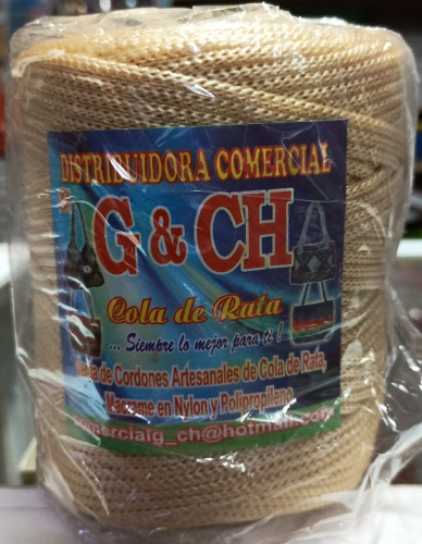 PELO COLA DE RATA COLOR RUBIO CLARO