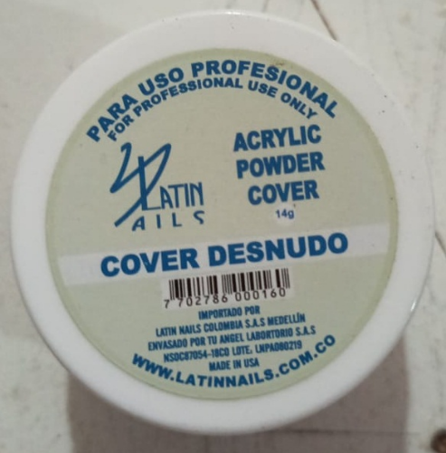 ACRILICOS POLVO ACRILICO COVER DESNUDO DE 14G