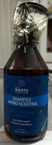 root shampoo amino keratina 240ml
