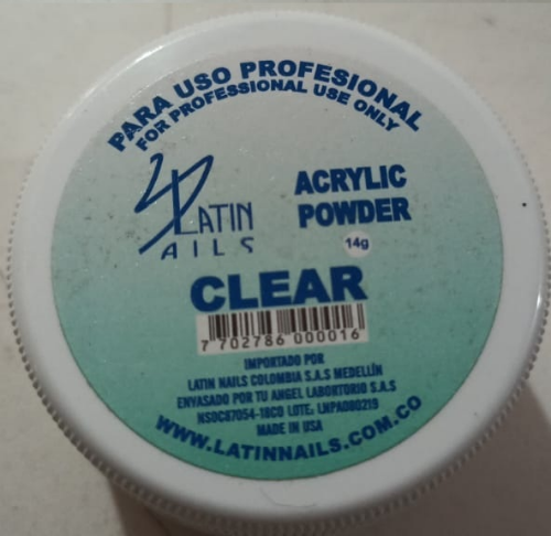 ACRILICOS POLVO ACRILICO DE 14G CLEAR