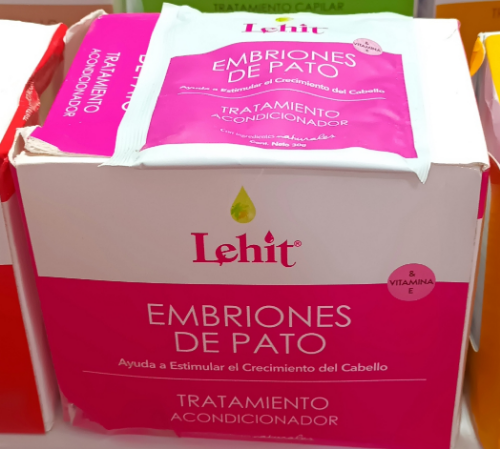 TRATAMIENTO CAPILAR DE 30G EMBRION DE PATO