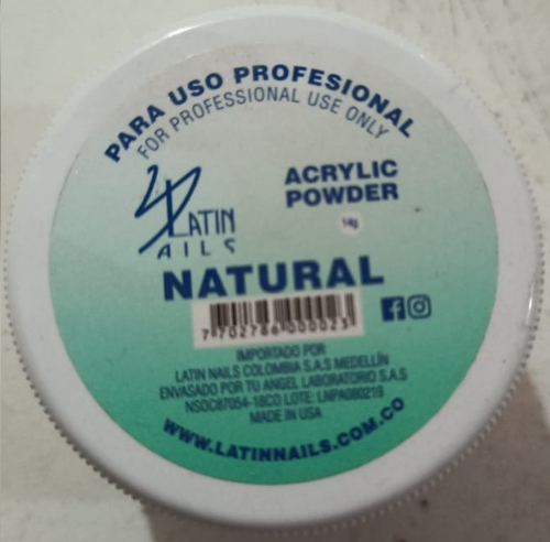 ACRILICOS POLVO ACRILICO DE 14G NATURAL