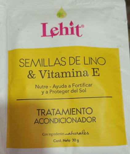TRAMIENTO DE SOBRE SEMILLA DE LINO Y VITAMINA E