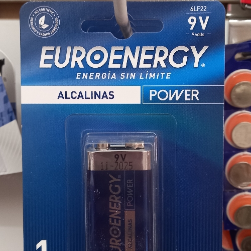 Bateria 9V Euroenergy