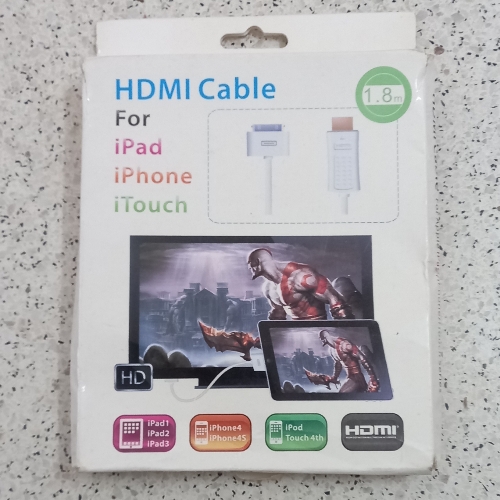 Cable HDMI-Iphone tablet