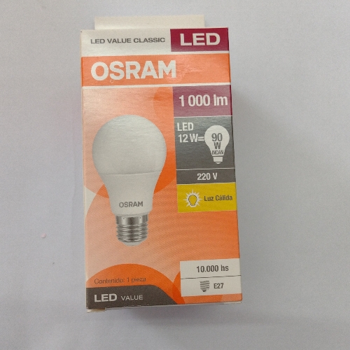 Foco Led Osram 12w Cálida