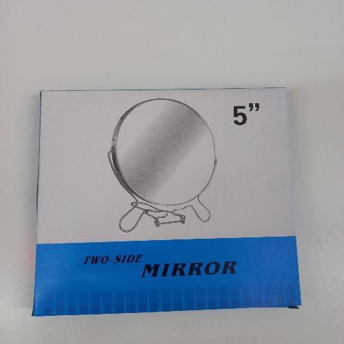 Espejo doble de mesa con aumento 5"