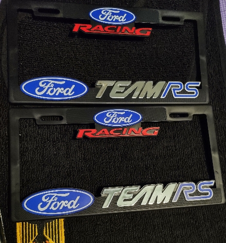 Portaplacas Ford TEAM RS