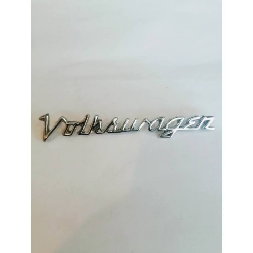 Letra volkswagen manuscrita plastico