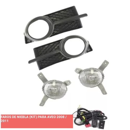 FAROS DE NIEBLA (KIT) PARA AVEO 2008  /2011