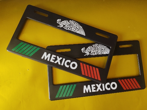 Portaplacas México verde