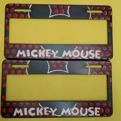 Portaplacas Mickey botones varios