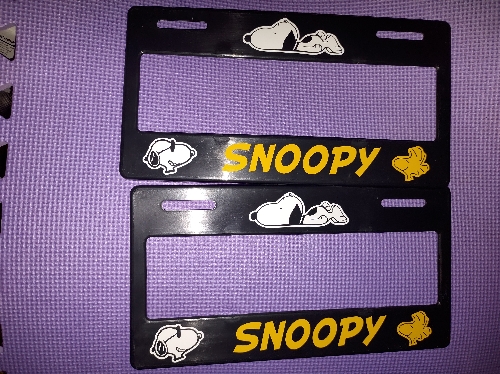 Portaplacas Snoopy