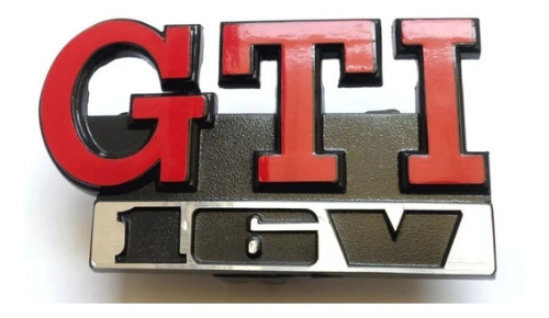 Emblema parrilla Gti mk2 rojo