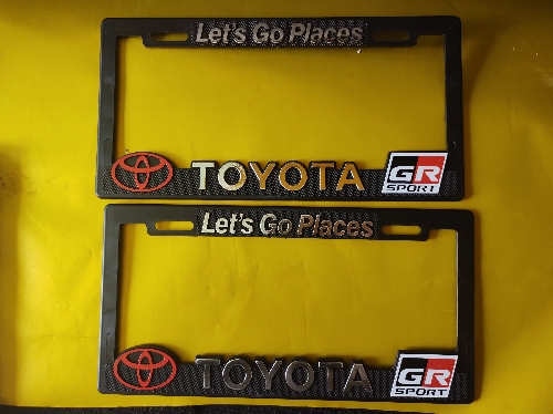Portaplacas Toyota gr