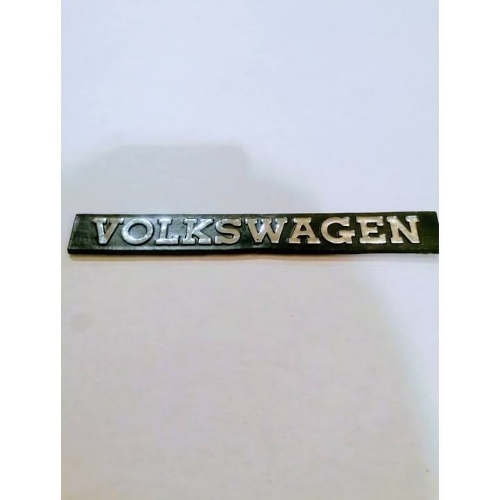 Letra vw placa