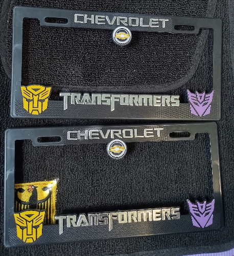 Portaplacas Chevrolet transformes