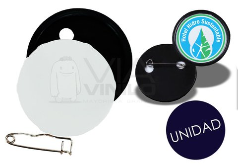PIN DE POLIMERO SUBLIMABLE BLANCO