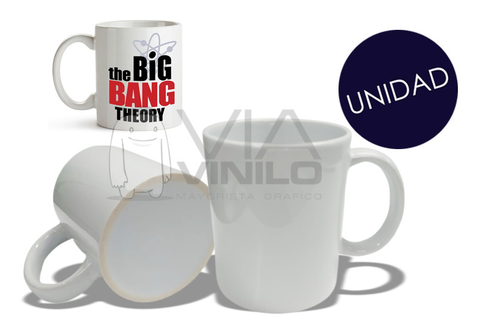 TAZA CERAMICA BLANCA