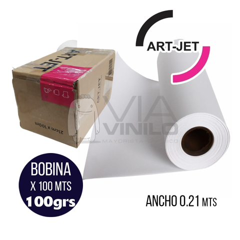 BOBINA A 3 DE PAPEL PARA SUBLIMAR ART JET A 4