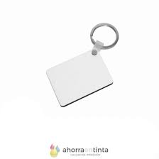 LLAVERO RETANGULAR MADERA CRISTAL