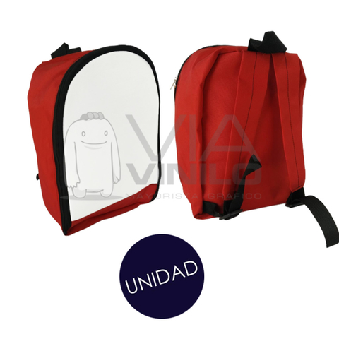 MOCHILA ROJO NIÑO