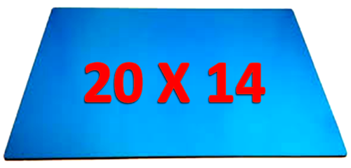 PLACA DE MADERA CRISTAL 20 X 14