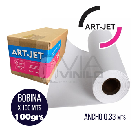 BOBINA A 4 DE PAPEL PARA SUBLIMAR ART JET A 3
