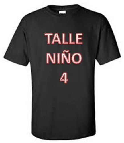 REMERA NIÑO TALLE 4 ALGODON