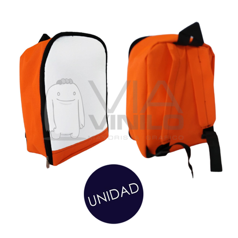 MOCHILA NARANJA NIÑO