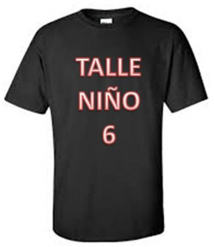REMERA NIÑO TALLE 6 ALGODON