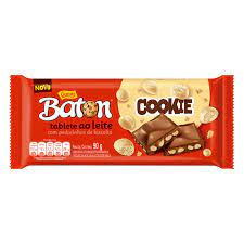 Barra de  chocolate Baton Cookie Garoto