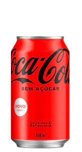 COCA COLA ZERO LT 350ML SEM ACUCAR
