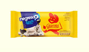 Barra de chocolate garoto Negresco