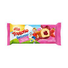 BOLINHO TRELOSO 40G MORANGO