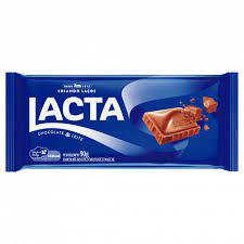 Barra de chocolate leche Lacta