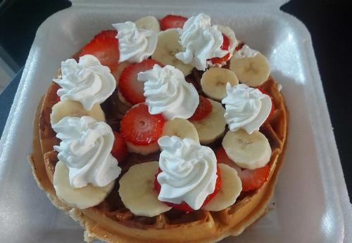 Waffle mixto nutella