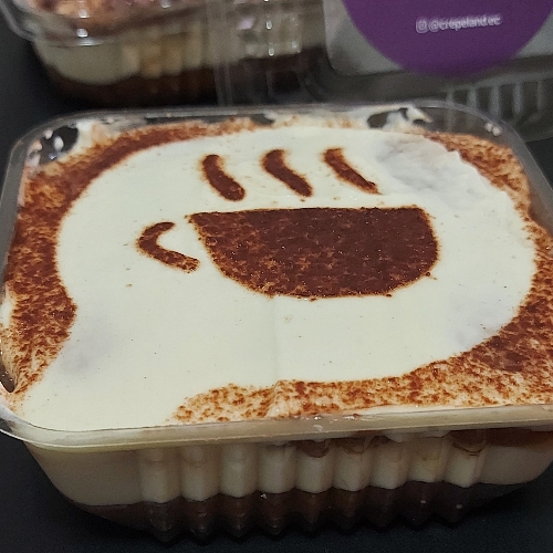 Tiramisú porción