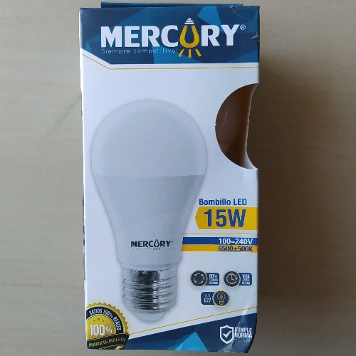 Bombillo led 15 w 6400k Mercury