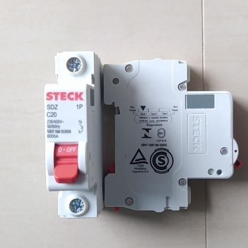 Breaker riel 1x40 amp