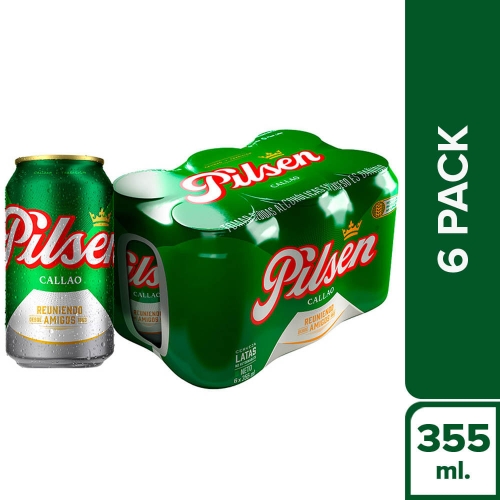 Six Pack Pilsen 355 ml