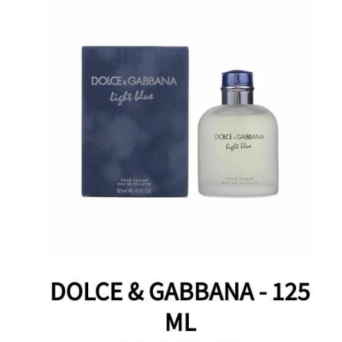 DOLCE & GABBANA LIGHT BLUE MEN EUT 4.2 OZ