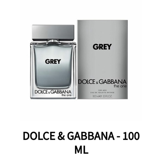 DOLCE & GABBANA, THE ONE GREY, FOR MEN EDT 100 ML
