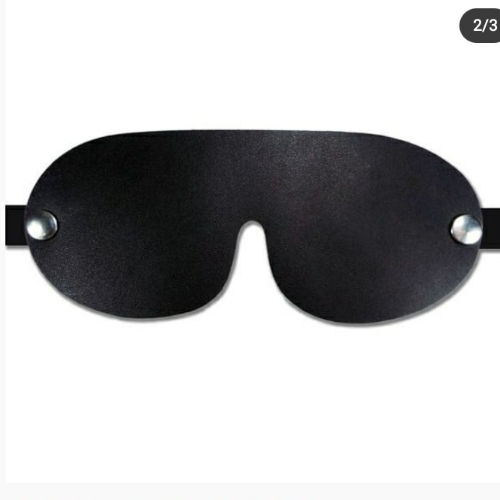 Antifaz ciego de cuero