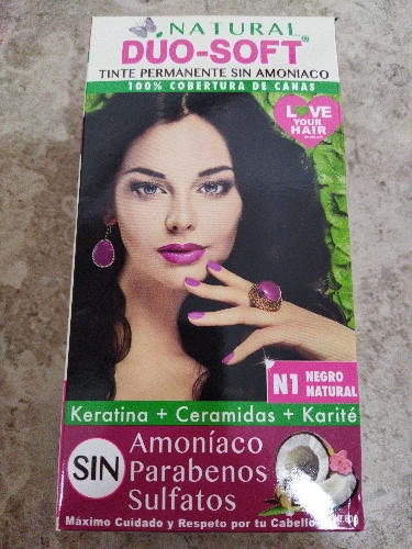 Tinte Duo soft N1  Negro natural