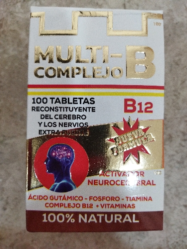 Multi complejo B 12 100 pz
