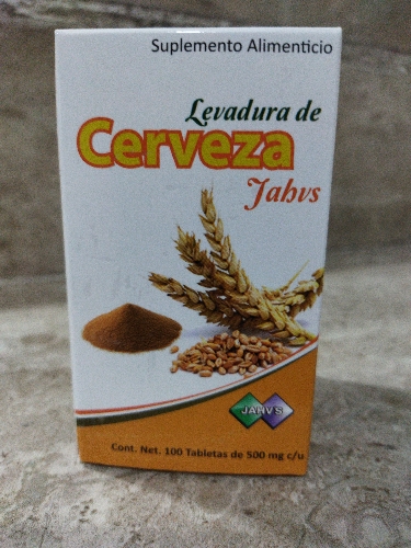 Levadura de cerveza Jahvs 100 pz
